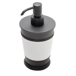 Dispenser per sapone Manhattan bianco e nero