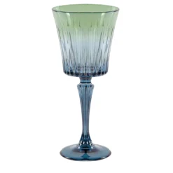 Domina Set di 2 bicchieri da acqua blu-verdi