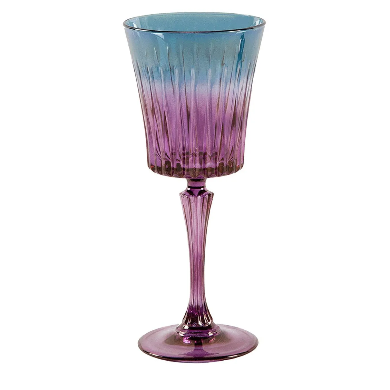 Domina Set di 2 bicchieri da acqua viola-blu