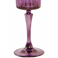 Domina Set di 2 bicchieri da vino rosa-viola