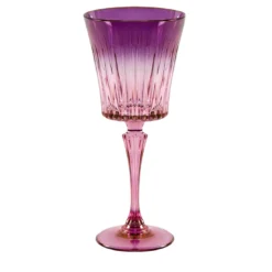 Domina Set di 2 bicchieri da vino rosa-viola