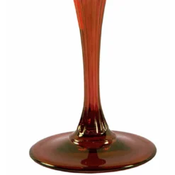 Domina Set di 2 bicchieri da vino rosa-arancio