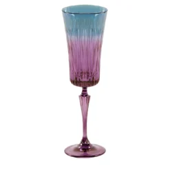 Domina Set di 2 flute d'acqua viola-blu