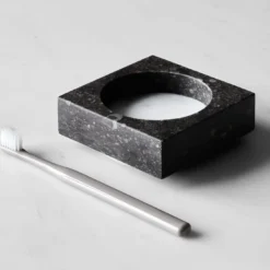 Elemento 10 Vide Poche in Marmo Nero