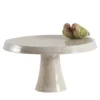 Esotica Collection Alzata Per Torta In Porcellana Con Inseparabili