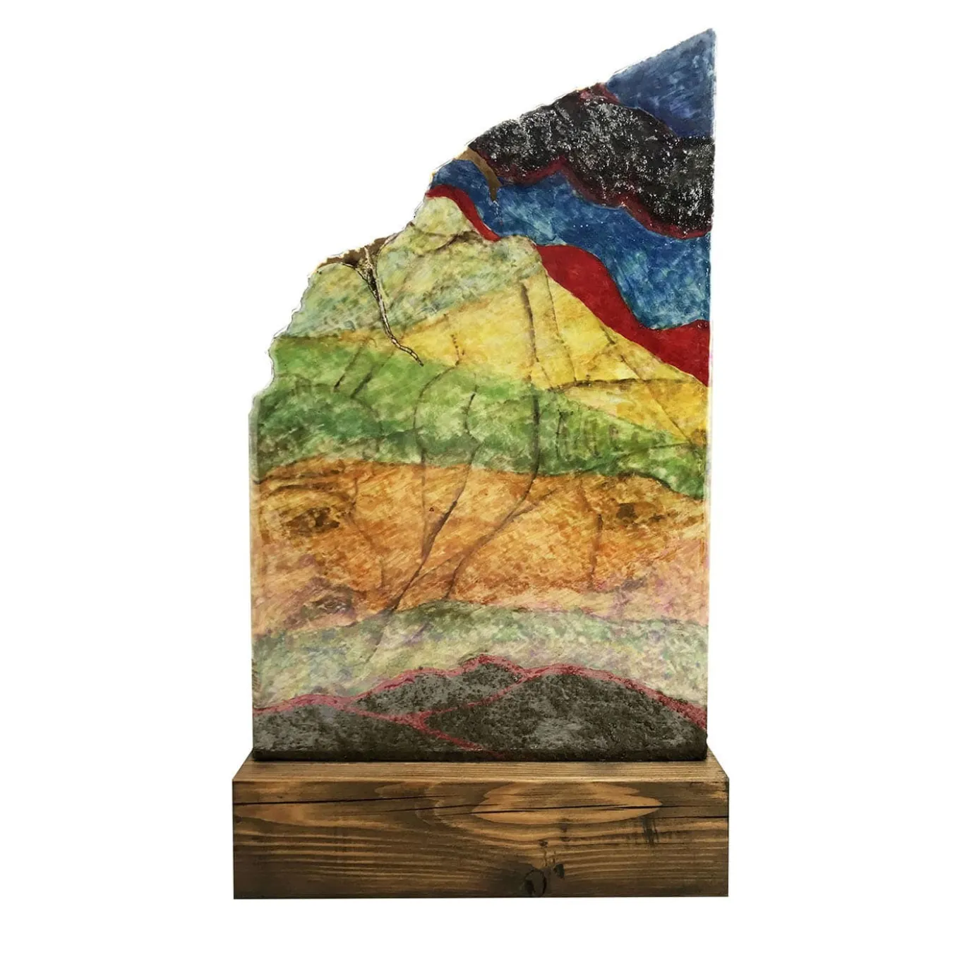 Etna Madre Maiolica su Pietra Lavica #6