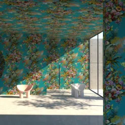 Exotic Jungle Turquoise Les Jardins Imaginaires