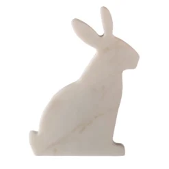 Fermalibri Bunny White Carrara Left di Alessandra Grasso