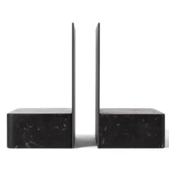 Fermalibri Pietra L08 in marmo Nero Marquinia di Piero Lissoni