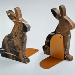 Fermalibro destro Bunny Black and Gold di Alessandra Grasso