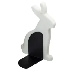 Fermalibro destro Bunny White Carrara di Alessandra Grasso