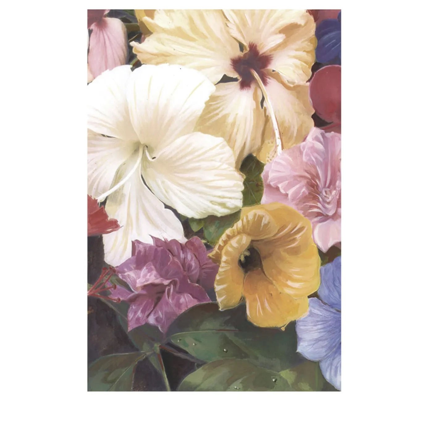 Fiori tropicali carta da parati