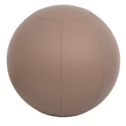 Fitball in pelle taupe