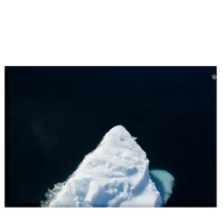 Fotografia della testa di un iceberg