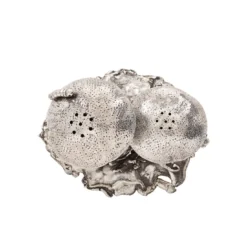Fungo Porta sale e pepe in argento sterling