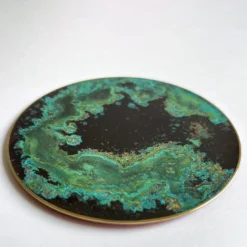 Geografie Emozionali Set di 6 sottobicchieri con contenitore in ottone brunito #7