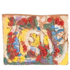 Giochi Naturali Scultura Decorativa in Ceramica Dipinta