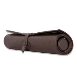 Gioco da tavolo Backgammon Soft Travel 30 in pelle marrone cacao