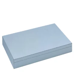 Gioco da Tavolo Mahjong in Pelle Azzurra