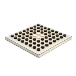Gioco da tavolo Reversi in pelle crema
