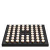 Gioco da tavolo Reversi in pelle nera