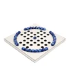 Gioco da tavolo Solitario con pedine blu