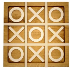 Gioco da Tavolo Tris in Rovere