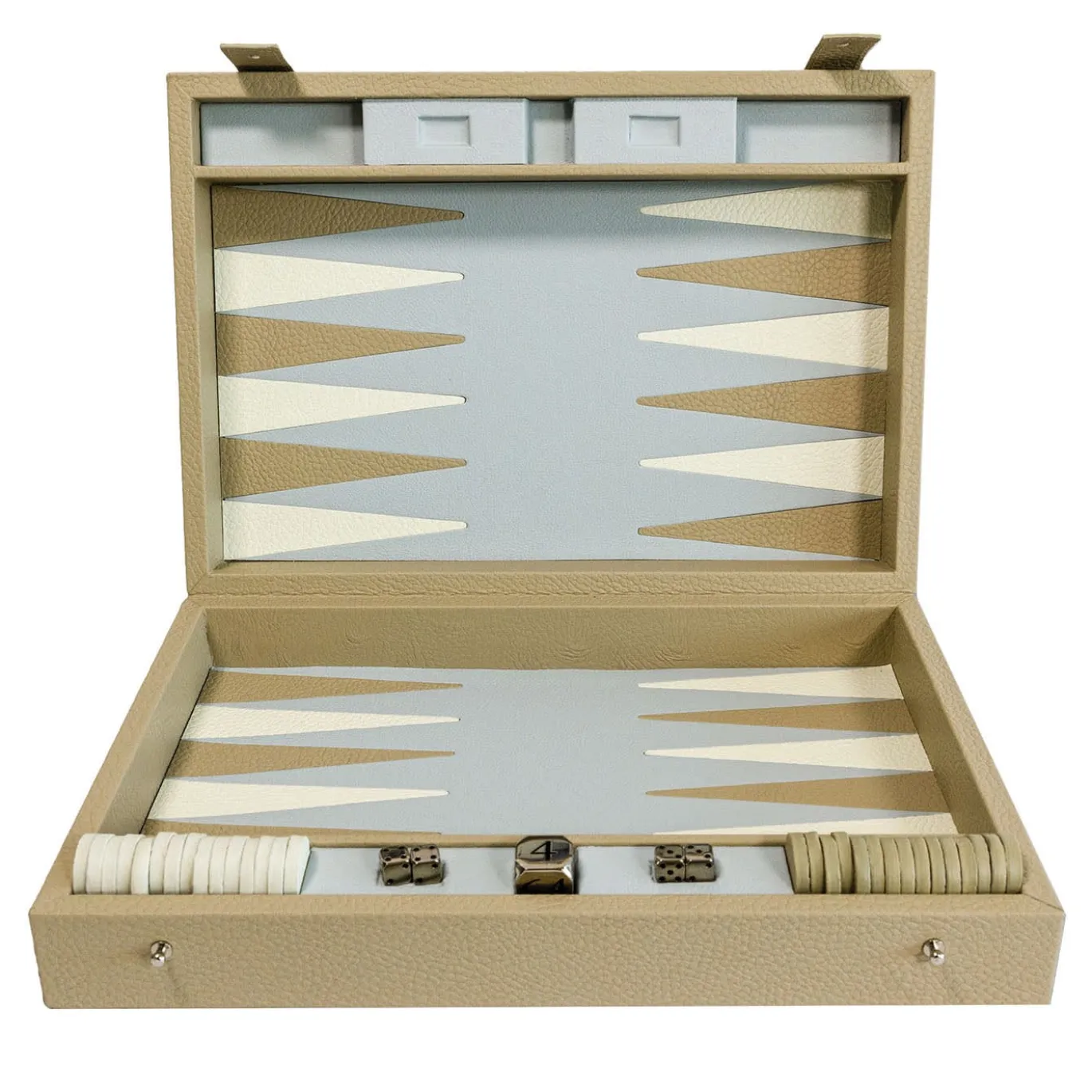 Gioco in scatola Backgammon beige