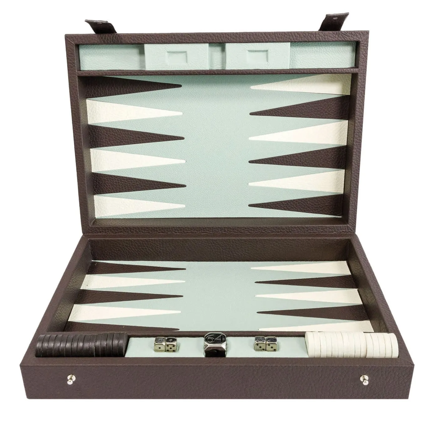 Gioco in scatola Backgammon marrone