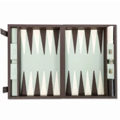 Gioco in scatola Backgammon marrone