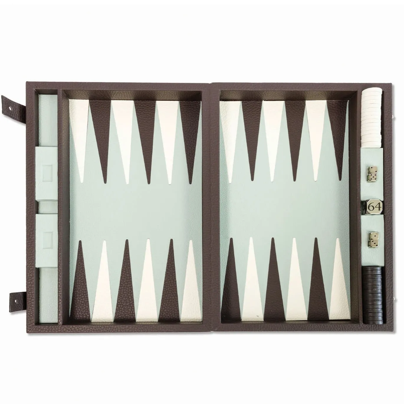 Gioco in scatola Backgammon marrone