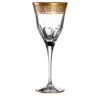 Giulia Gold 421 Set di 6 bicchieri a stelo per acqua