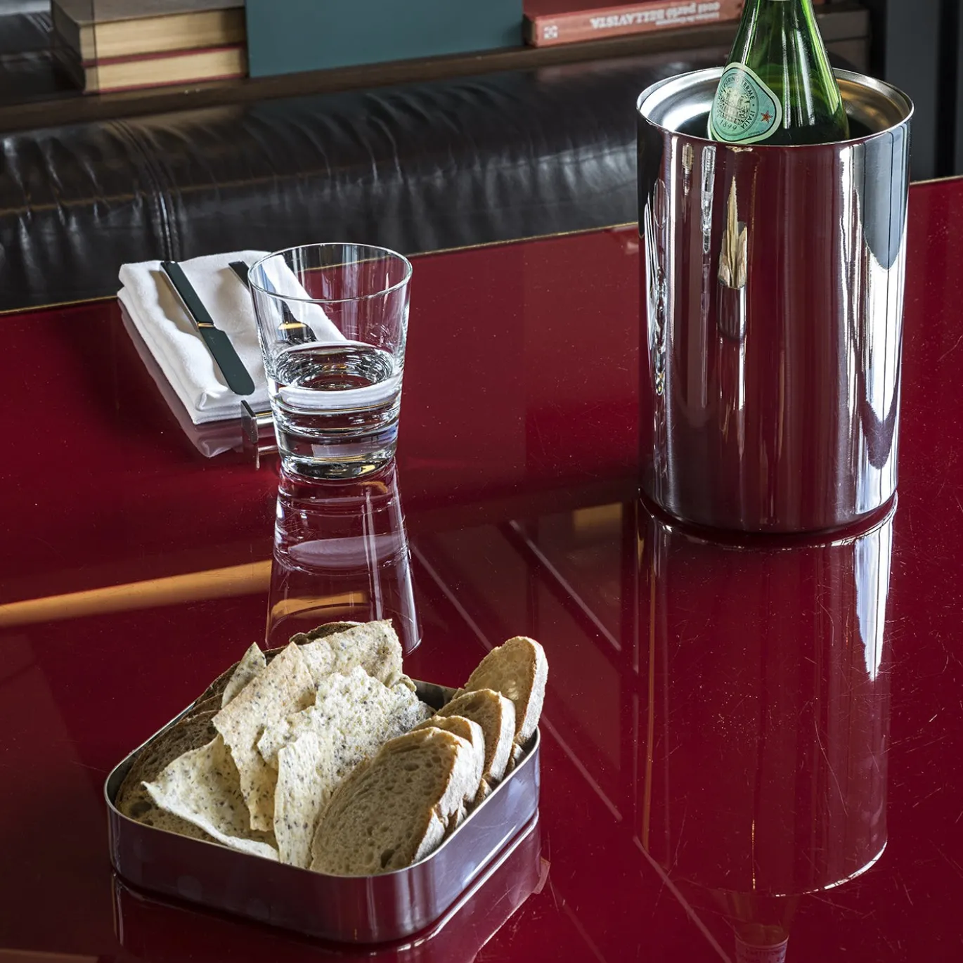 Glacette isolata in acciaio inox Stile