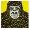 Gorilla in quadricromia Pittura acrilica su tela