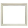 Grande cornice guantiera bianca