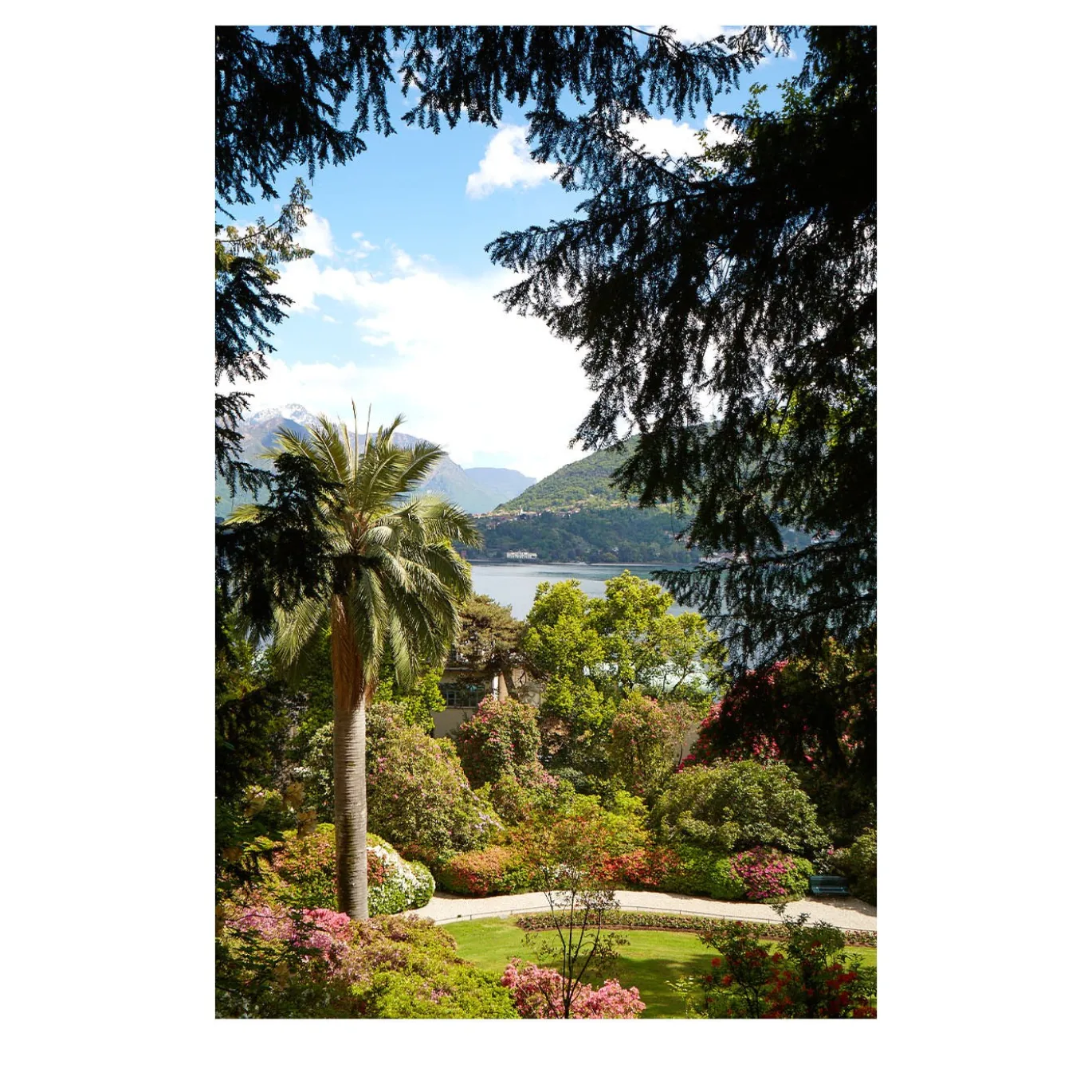 Grand Tour - Lago di Como da Villa Carlotta Fotografia