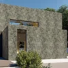 Gray Camouflage Facade 22 Carta per esterno