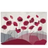 Happy Poppy White Nature Carta da parati