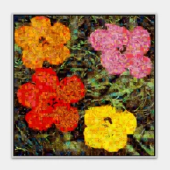 Hibiscus N.1 Serie di stampe pop enigmatiche 2019