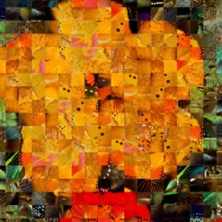 Hibiscus N.1 Serie di stampe pop enigmatiche 2019