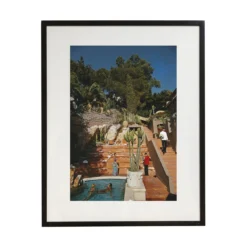Hotel Punta Tragara Stampa con cornice di Slim Aarons