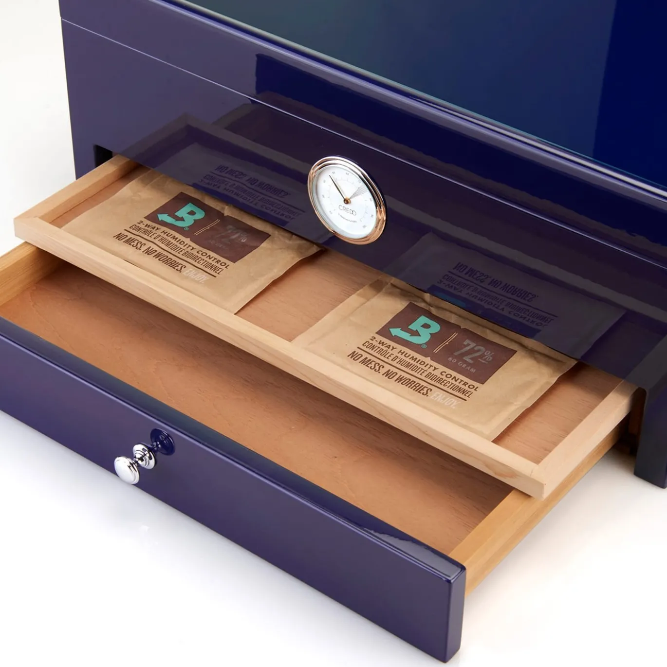 Humidor blu a colori (edizione speciale del club)