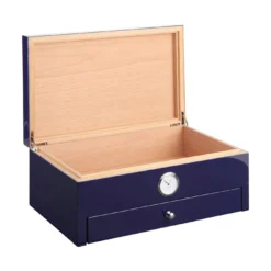 Humidor blu di ispirazione havana (edizione speciale del club)