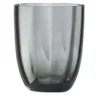 Idra Set di 2 bicchieri da acqua grigi Optic
