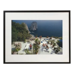 Il Canille Stampa con cornice di Slim Aarons