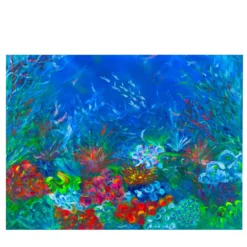 Il mio giardino sottomarino Pittura acrilica