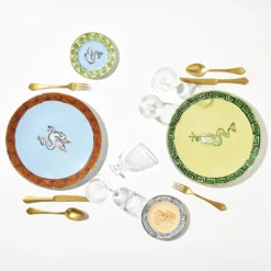 Il viaggio di Nettuno Terracotta Charger Plate