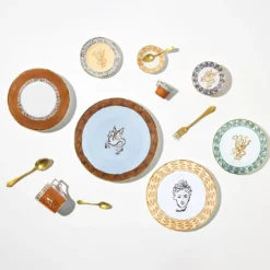 Il viaggio di Nettuno Terracotta Charger Plate