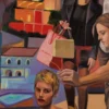 Incoronazione di Positano Pittura olio su tela