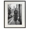 Ingrid Bergman a Roma, stampa con cornice di Keystone